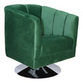 donde comprar sillón giratorio individual terciopelo verde económico norval #color_verde