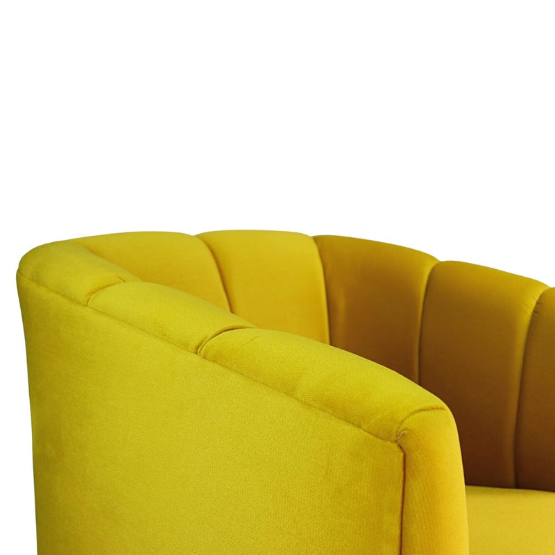 sillón pequeño amarillo económico norval
