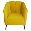 sillón ocasional terciopelo mostaza pequeño económico norval #color_mostaza
