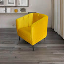 donde comprar sillón ocasional terciopelo mostaza pequeño económico norval