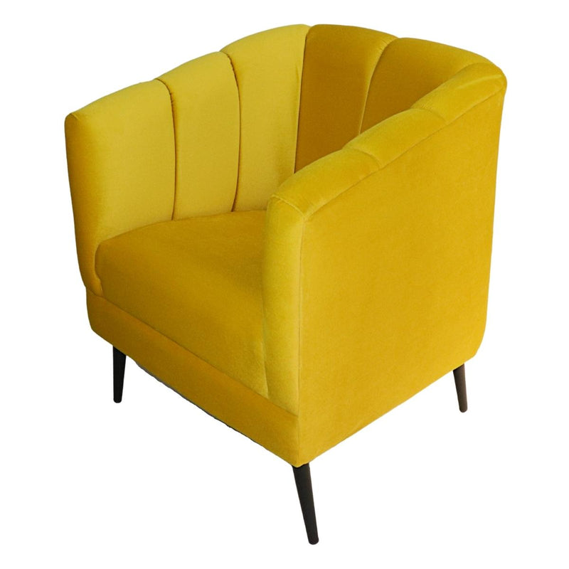sillón pequeño amarillo económico norval