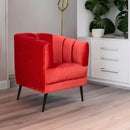 donde comprar sillón ocasional terciopelo salmón pequeño económico norval