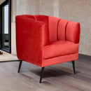 sillón individual salmón pequeño económico norval