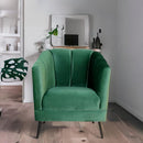 donde comprar sillón ocasional verde pequeño económico norval