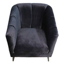 comprar sillón ocasional negro pequeño económico norval
