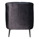 sillón pequeño negro económico norval