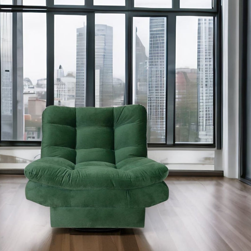 sillón para sala reclinable verde