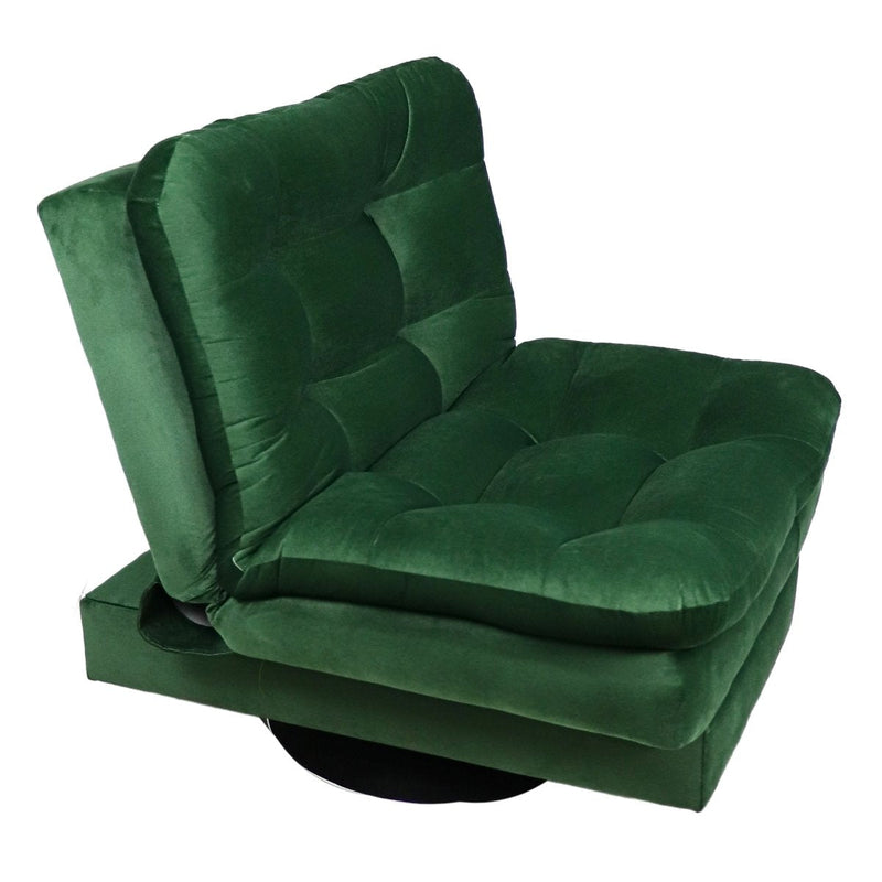 sillón de sala verde