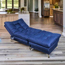 comprar sillón con otoman pequeño moderno azul cerca de mi norval