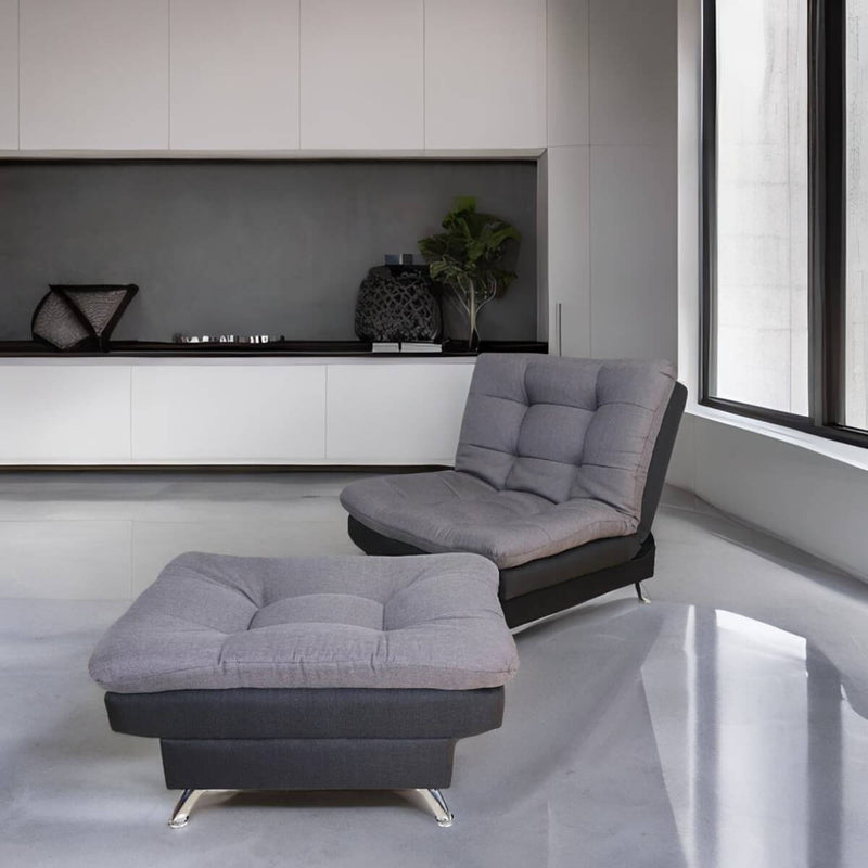 comprar sillón sofá cama gris moderno minimalista cómodo oferta cerca de mi norval