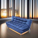 comprar sofá cama azul moderno