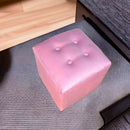 taburete rosa reposapiés cómodo moderno pequeño cerca de mi donde comprar