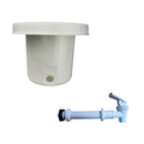 Set de Tina y Llave para Dispensador de Agua Blanco