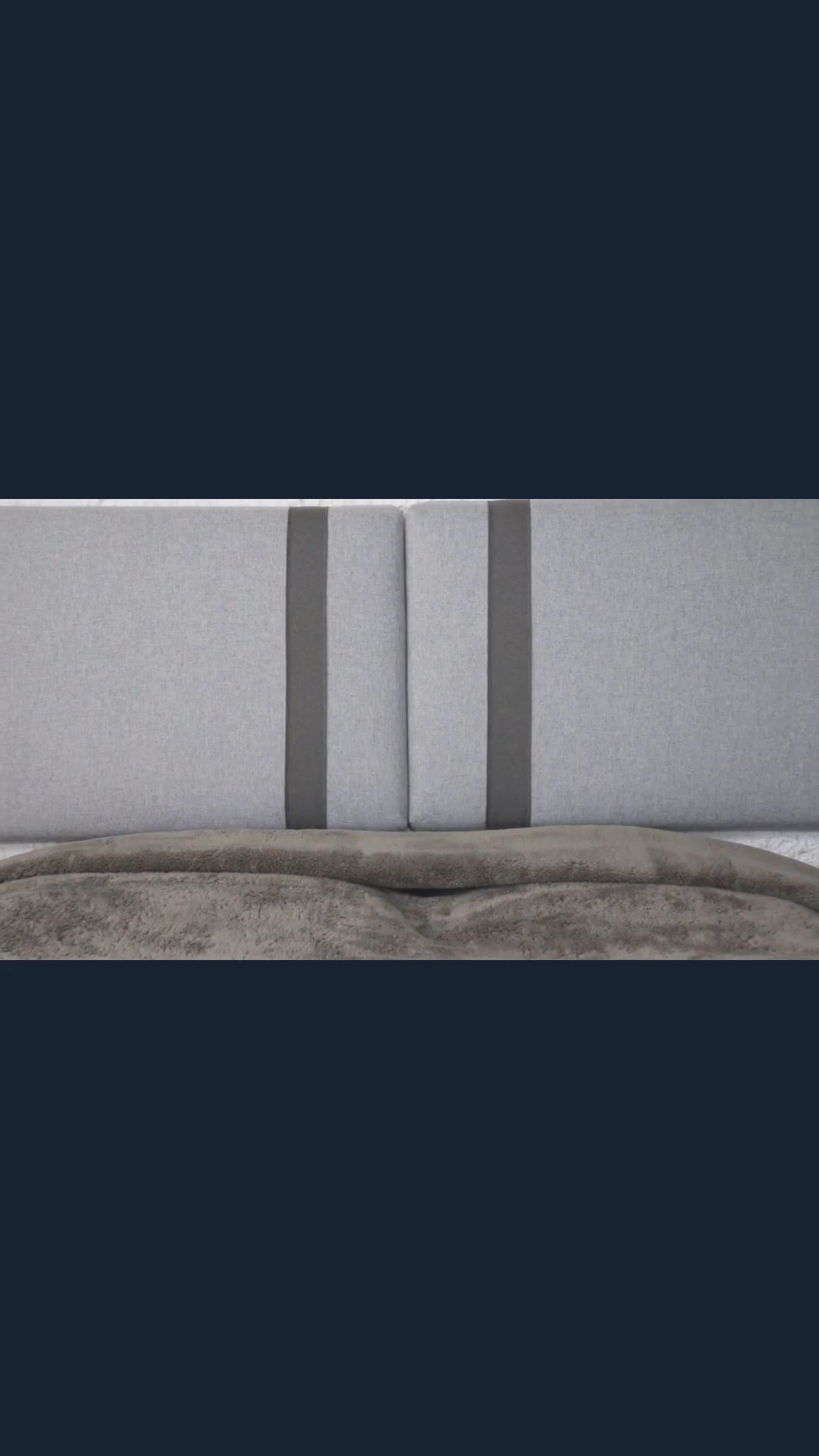 Cabecera King Size Gris Bora