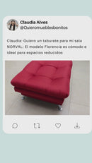 Taburete Individual Florencia - Turquesa