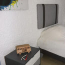 cabecera individual empotrable gris cerca de mi