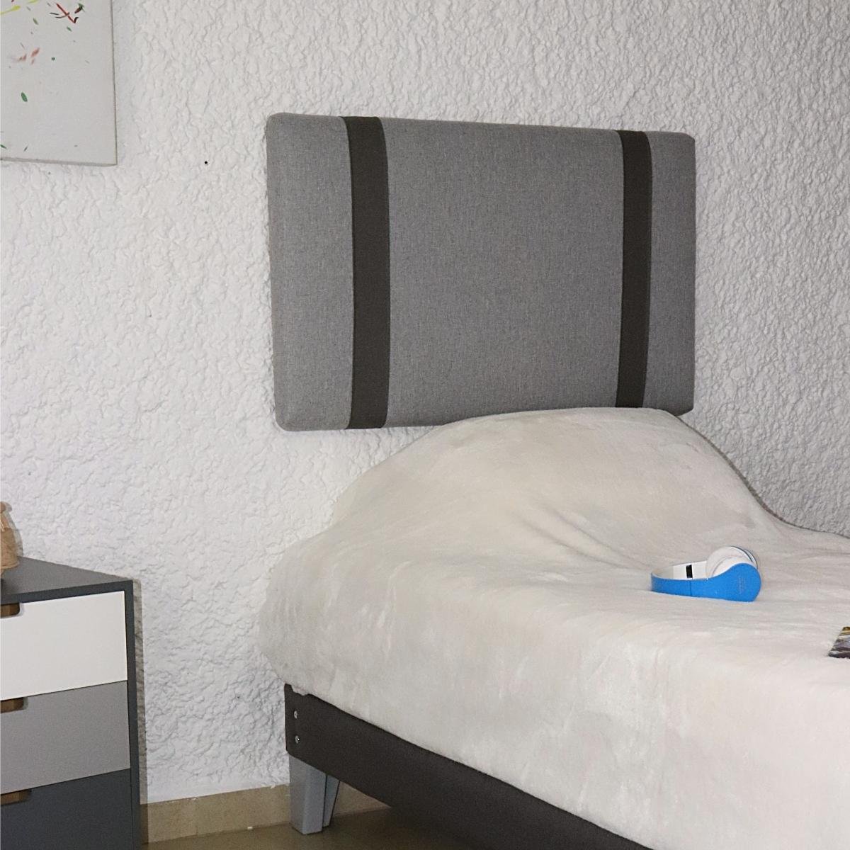 cabecera individual gris minimalista cerca de mi