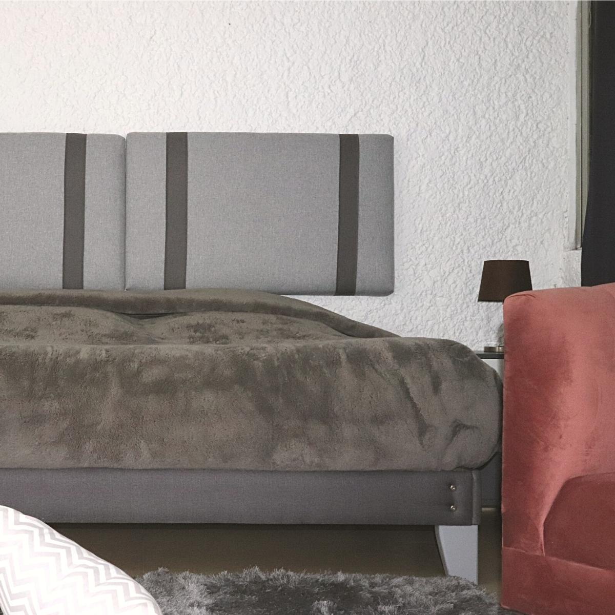 comprar cabecera king size gris