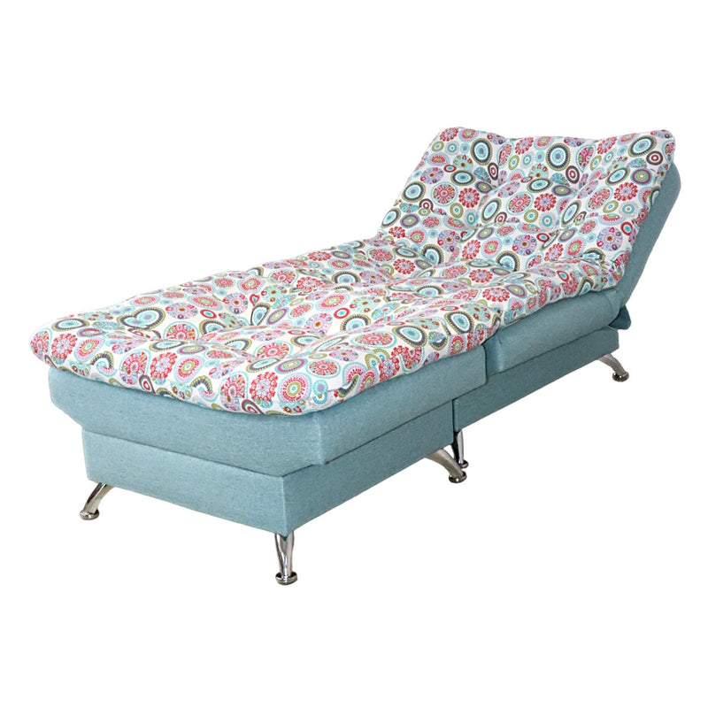 comprar sofá cama individual moderno pequeño color turquesa cerca de mi