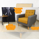 comprar sillón gris