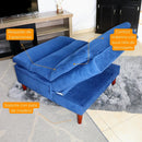 comprar sillón individual moderno azul cerca de mi