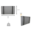 medidas cabecera individual gris cerca de mi