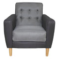 sillón individual moderno #color_Negro-Oxford