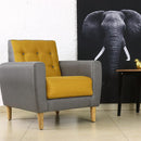 sillón ocasional gris