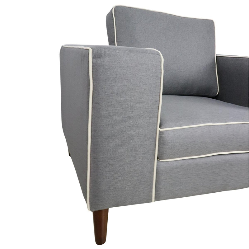 sillón gris