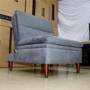comprar sillón reclinable cómodo gris cerca de mi