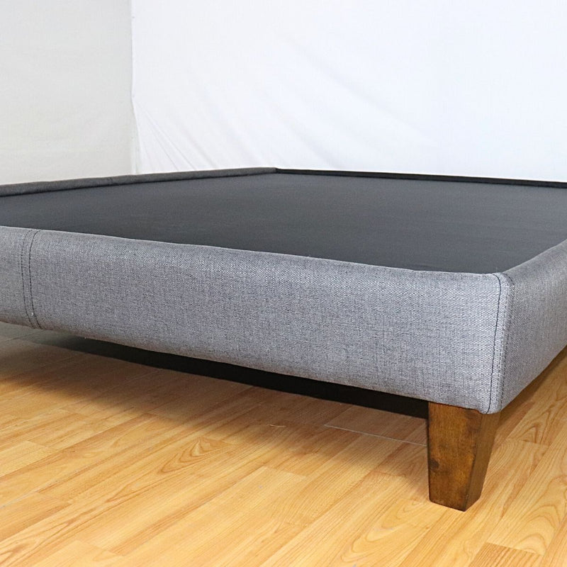 base de cama queen size minimalista moderna gris donde comprar cerca de mi