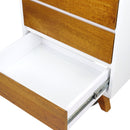 mesa de noche de madera pequeña blanca gris donde comprar cerca de mi