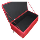 comprar baúl rojo con almacenamiento para zapatos pie de cama cerca de mi