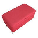 comprar baúl para zapatos rojo con almacenamiento pie de cama cerca de mi