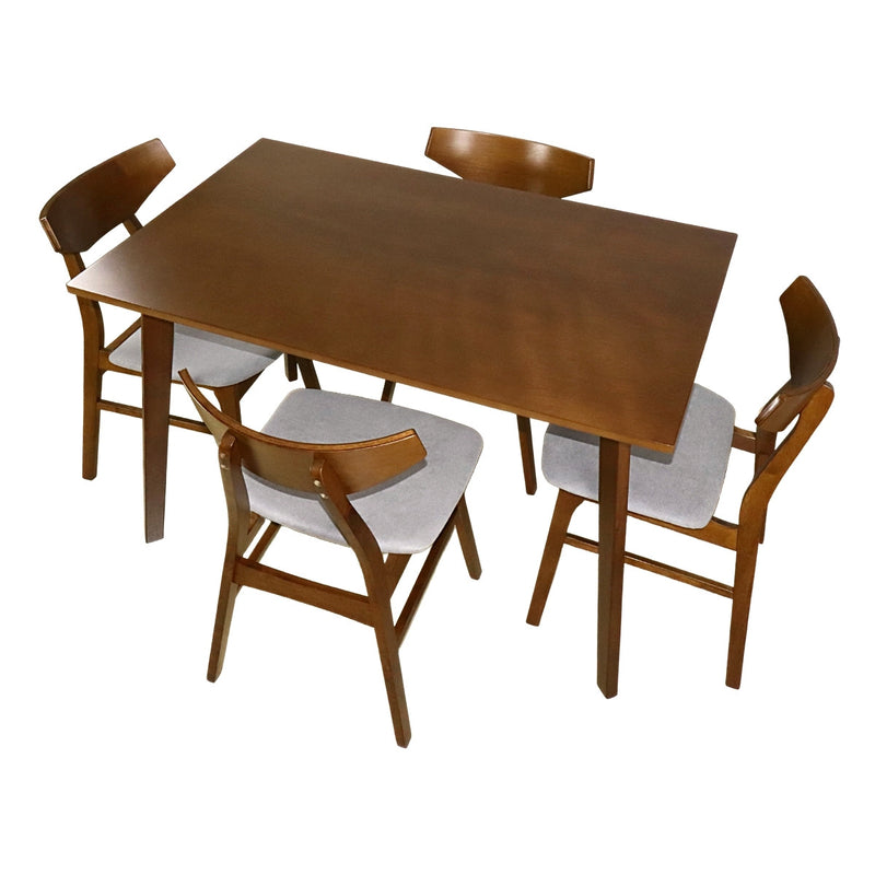 comprar comedor de mesa y 4 sillas de madera moderno pequeño cerca de mi