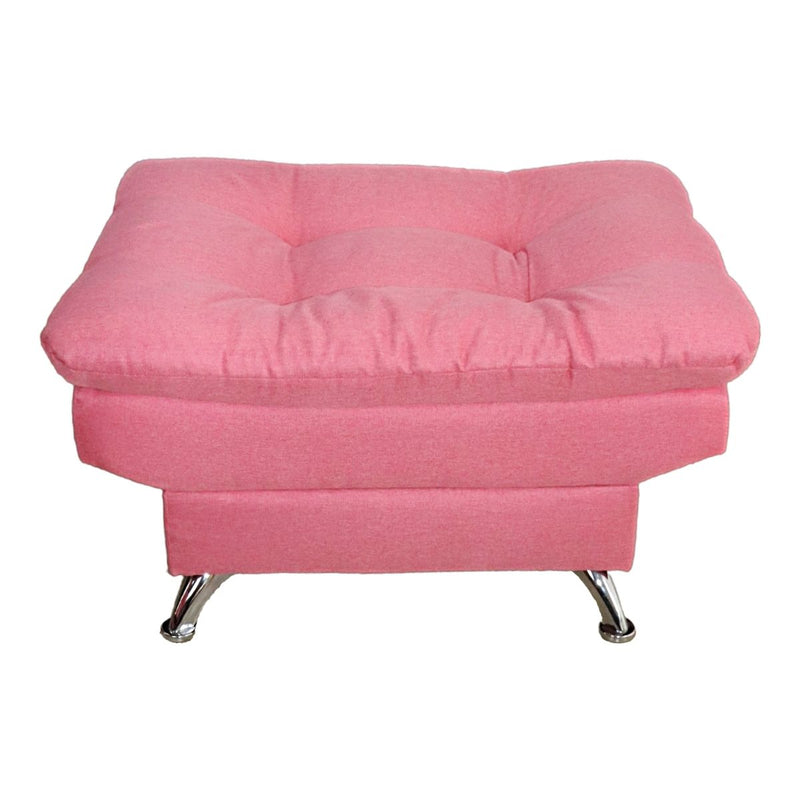 comprar sillón taburete rosa otomano rectangular cerca de mi