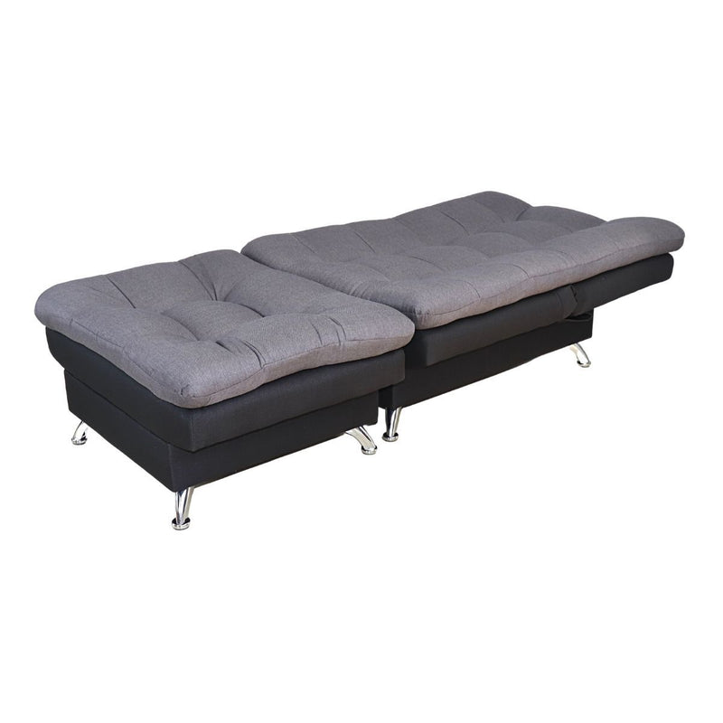 comprar sillón reclinable sofá cama gris negro moderno minimalista cómodo oferta cerca de mi