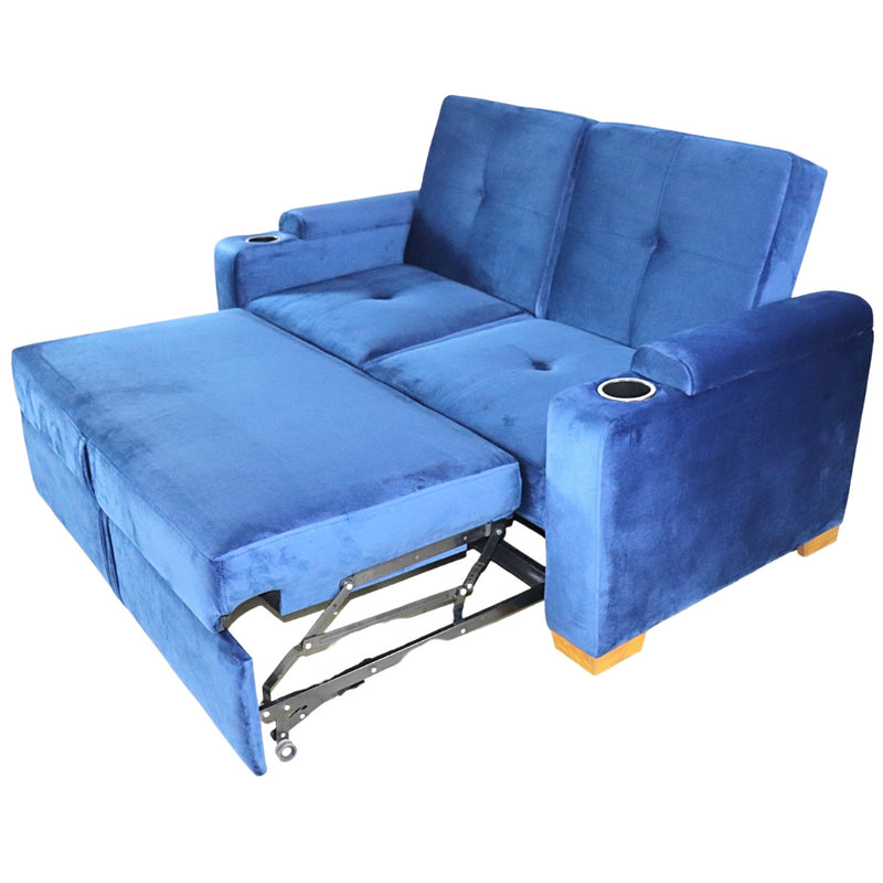 sofá matrimonial moderno cómodo azul donde comprar cerca de mi precio ofertas