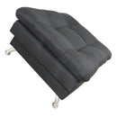 taburete negro otomano reposapiés cómodo moderno pequeño minimalista cerca de mi donde comprar