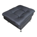 taburete otomano negro reposapiés cómodo moderno pequeño minimalista cerca de mi donde comprar