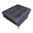 taburete otomano negro reposapiés cómodo moderno pequeño minimalista cerca de mi donde comprar