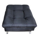 taburete otomano reposapiés negro cómodo moderno pequeño minimalista cerca de mi donde comprar