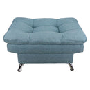 taburete otomano reposapiés turquesa cómodo moderno pequeño minimalista cerca de mi donde comprar