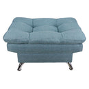 taburete otomano reposapiés turquesa cómodo moderno pequeño minimalista cerca de mi donde comprar